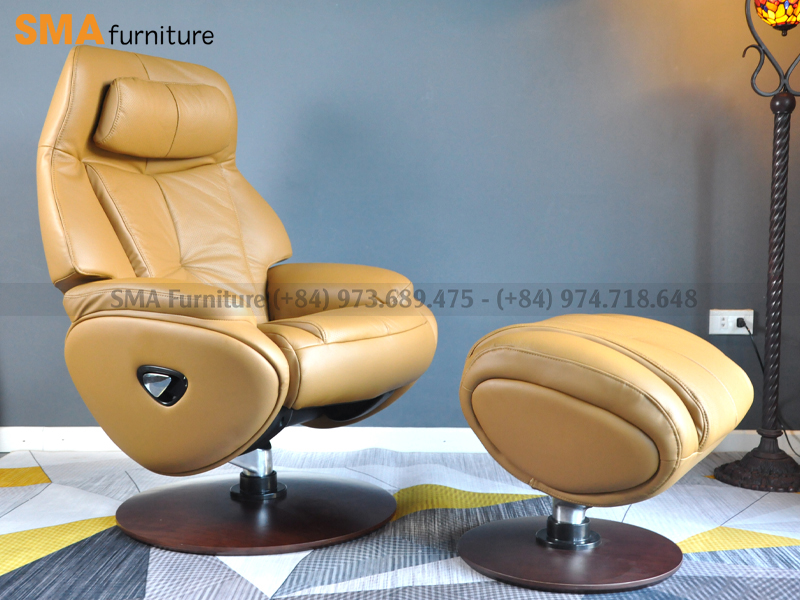 Ghế thư giãn phòng ngủ Electric Relaxing Chair 04 - Da Bò mẫu 2