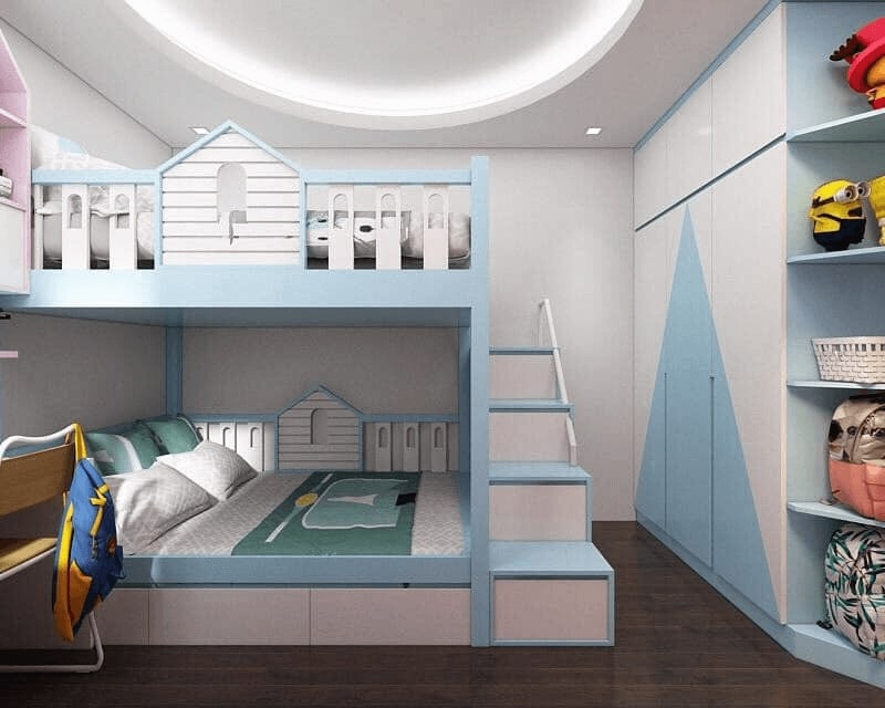 Kích thước giường tầng chính xác giúp tăng thêm chất lượng giấc ngủ