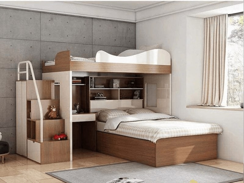 Kích thước giường tầng chính xác giúp tăng thêm thẩm mỹ cho căn phòng