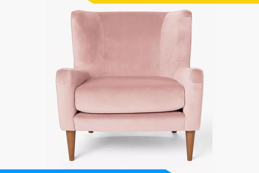 Kiểu ghế sofa thư giãn này có phần tựa lưng cao và hơi cong ở 2 cạnh