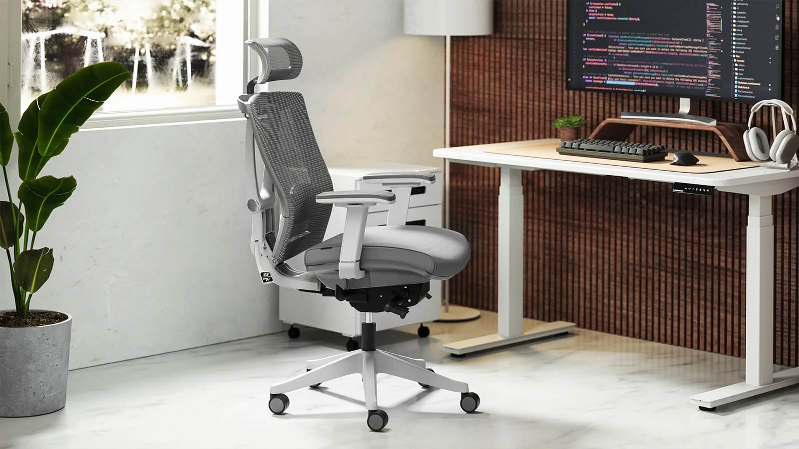 Thiết kế của ghế công thái học tập trung chủ yếu vào các bộ phận thường bị căng thẳng khi làm việc