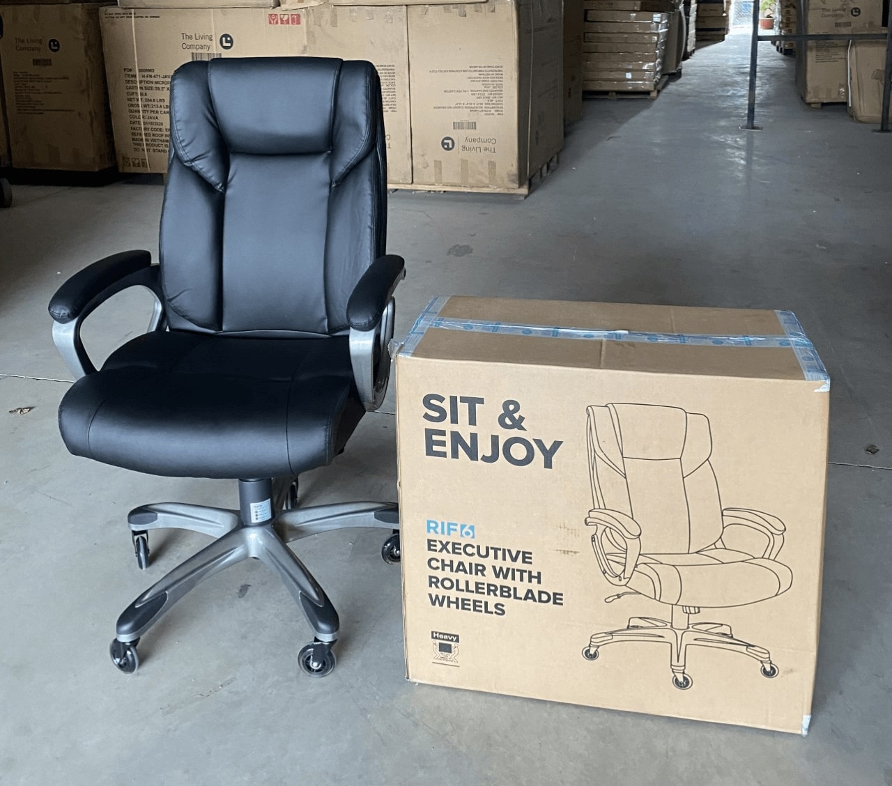 Thiết kế của mẫu ghế thư giãn xuất khẩu từ Mỹ Sit Enjoy Executive Chair 