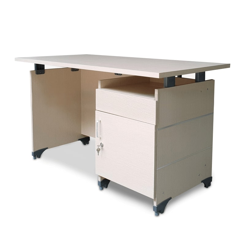 Thiết kế thông minh của những mẫu bàn làm việc 1m2 có hộc tủ