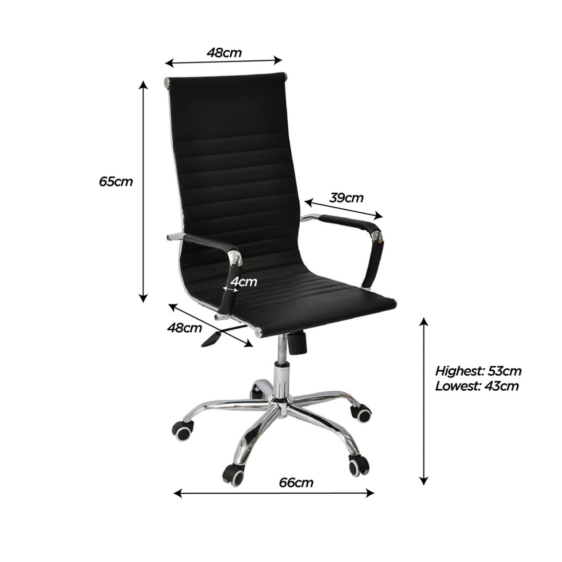 Tiêu chuẩn chiều rộng của ghế văn phòng