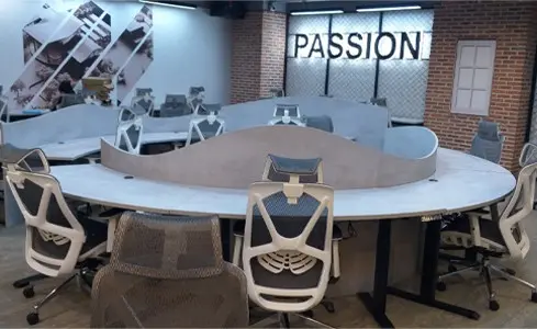 Cùng SMA Furniture hoàn thiện không gian nội thất văn phòng công ty TNHH cung ứng PASSION
