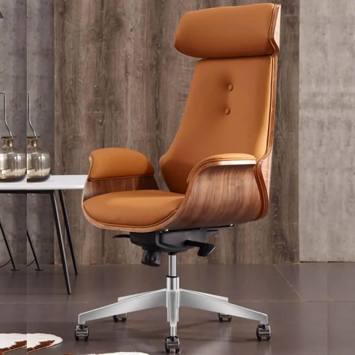 Lựa chọn ghế gỗ giám đốc có kích thước phù hợp, cân đối với nơi làm việc