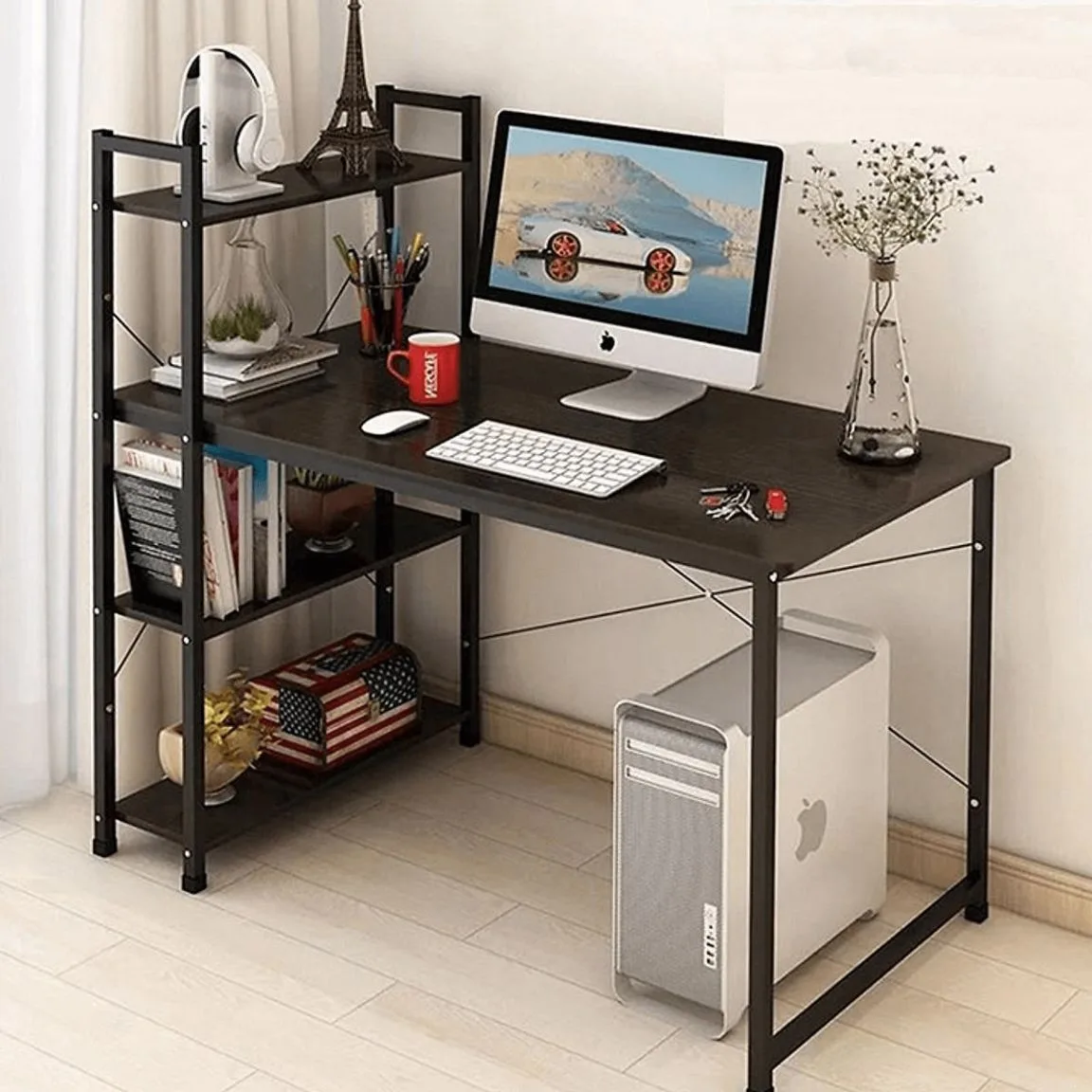 Lựa chọn các mẫu bàn để máy tính gọn đẹp có kích thước phù hợp với diện tích căn phòng