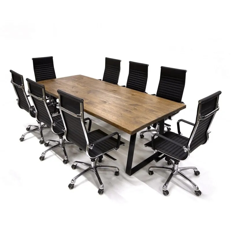Thiết kế bàn họp gỗ công nghiệp phù hợp với không gian văn phòng 