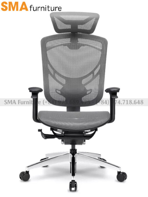 Ghế Công Thái Học Ivino - GT Chair Xám - Đen