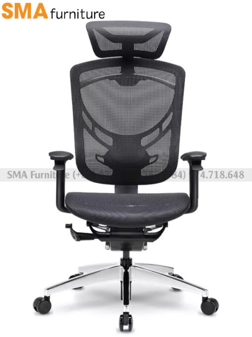 Ghế Công Thái Học Ivino - GT Chair Xám - Đen