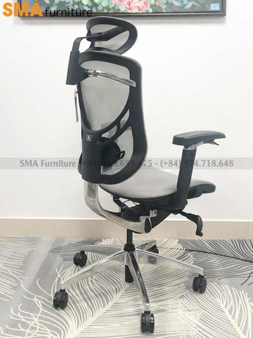 Ghế Công Thái Học Ivino - GT Chair Xám - Đen