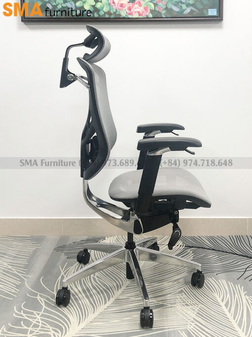 Ghế Công Thái Học Ivino - GT Chair Xám - Đen