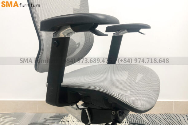 Ghế Công Thái Học Ivino - GT Chair Xám - Đen