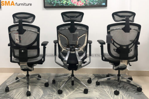 Ghế Công Thái Học Ivino - GT Chair Xám - Đen