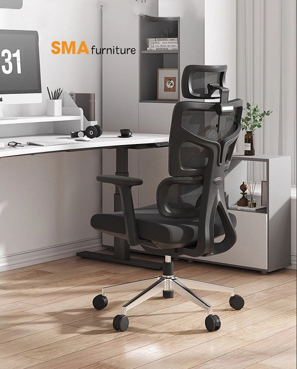 Chọn ghế văn phòng có tựa đầu phù hợp với không gian nhà