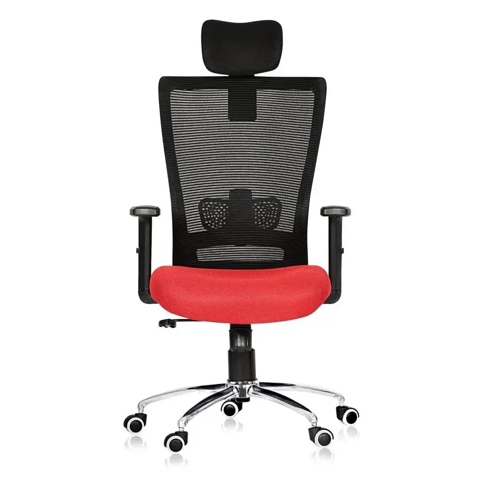 Mẫu ghế xoay văn phòng màu đỏ nhỏ gọn, phù hợp với nhiều không gian làm việc