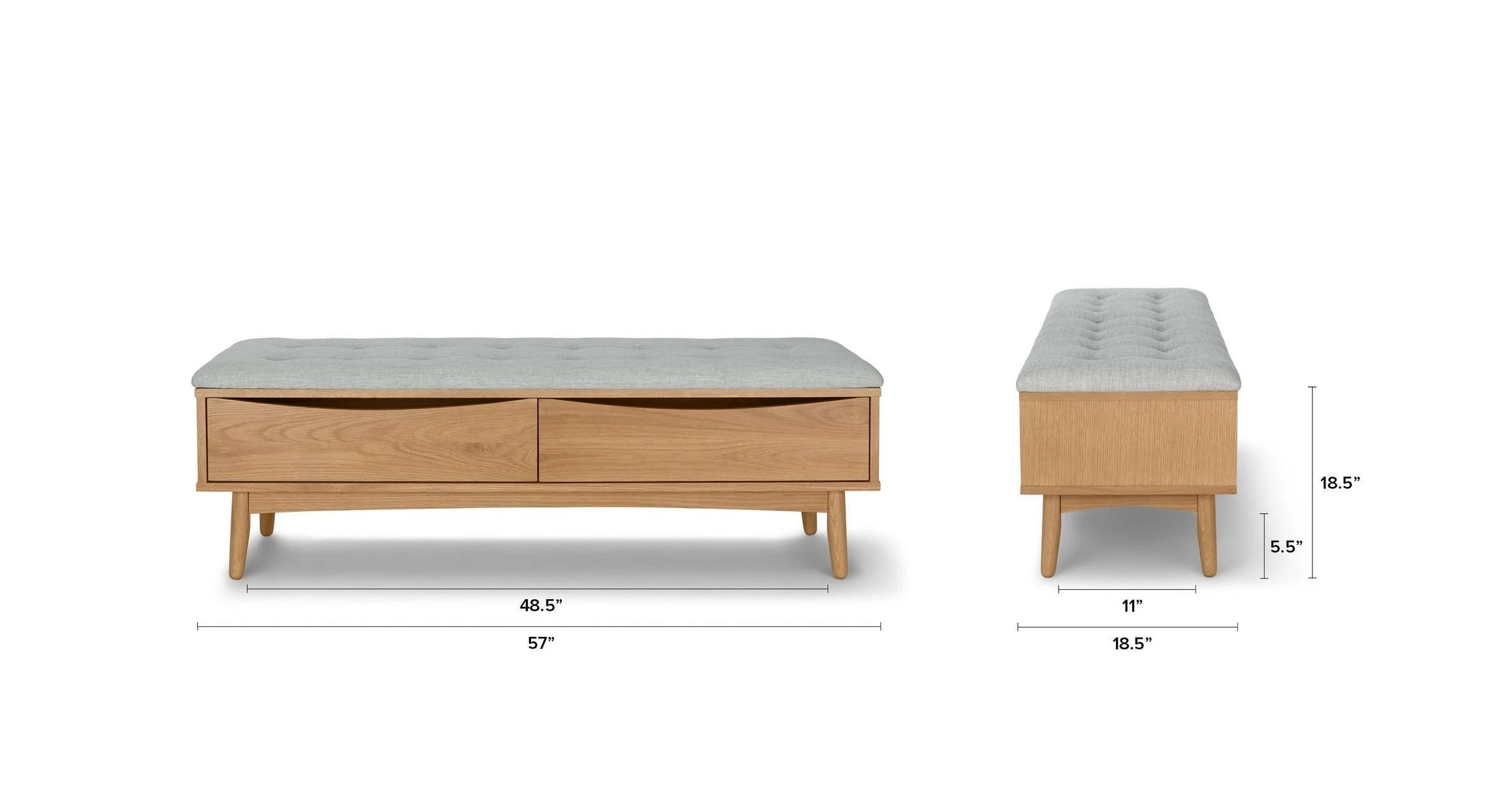 Những mẫu ghế băng dài có ngăn kéo cao cấp tại SMA Furniture