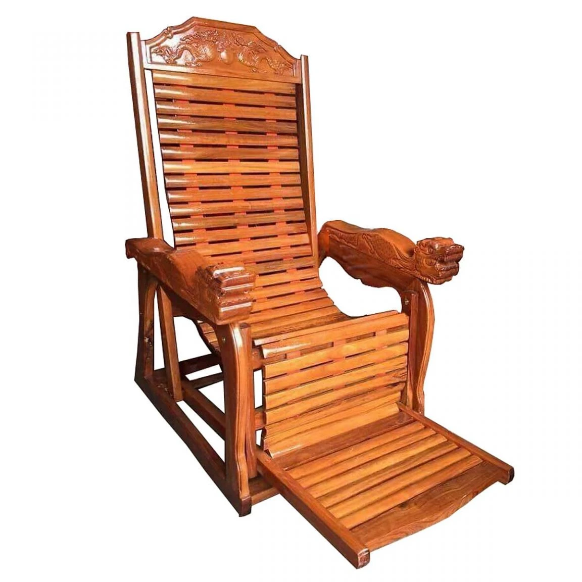 Mẫu ghế gỗ tự nhiên nằm thư giãn