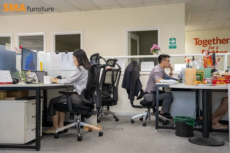 Ghế văn phòng Hà Nội giúp tạo tinh thần thoải mái khi làm việc