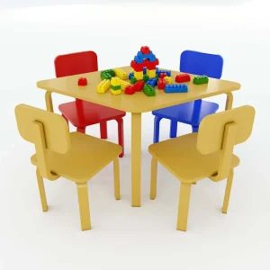 Bộ bàn ghế mầm non bằng nhựa BGMN 098