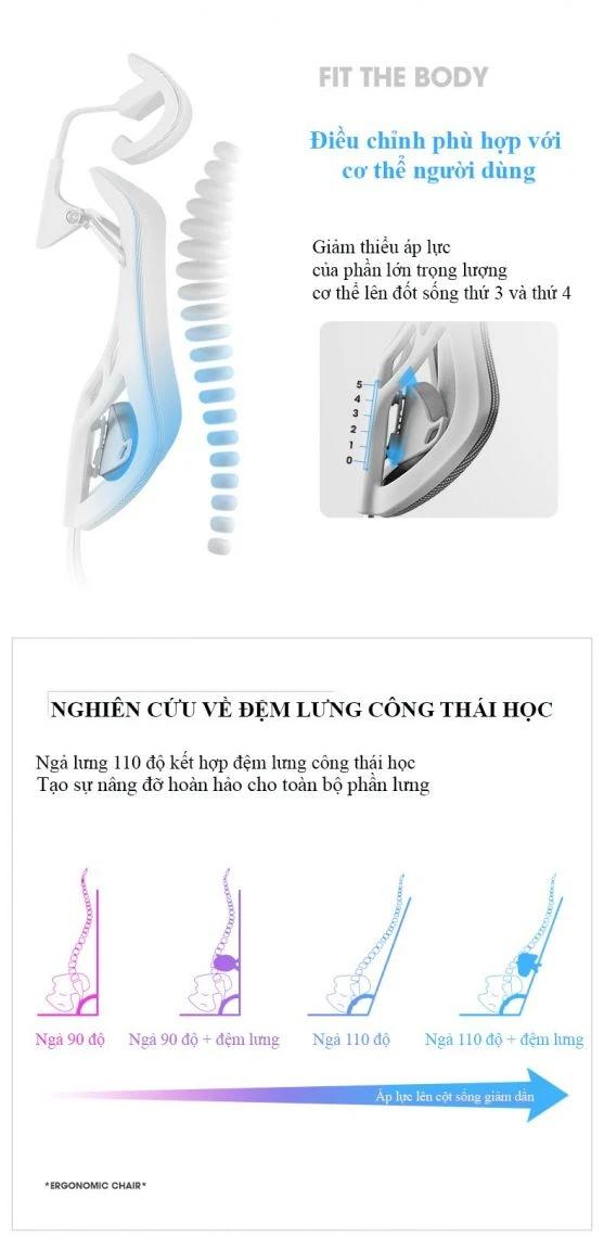 Ghế văn phòng thiết kế hỗ trợ thắt lưng