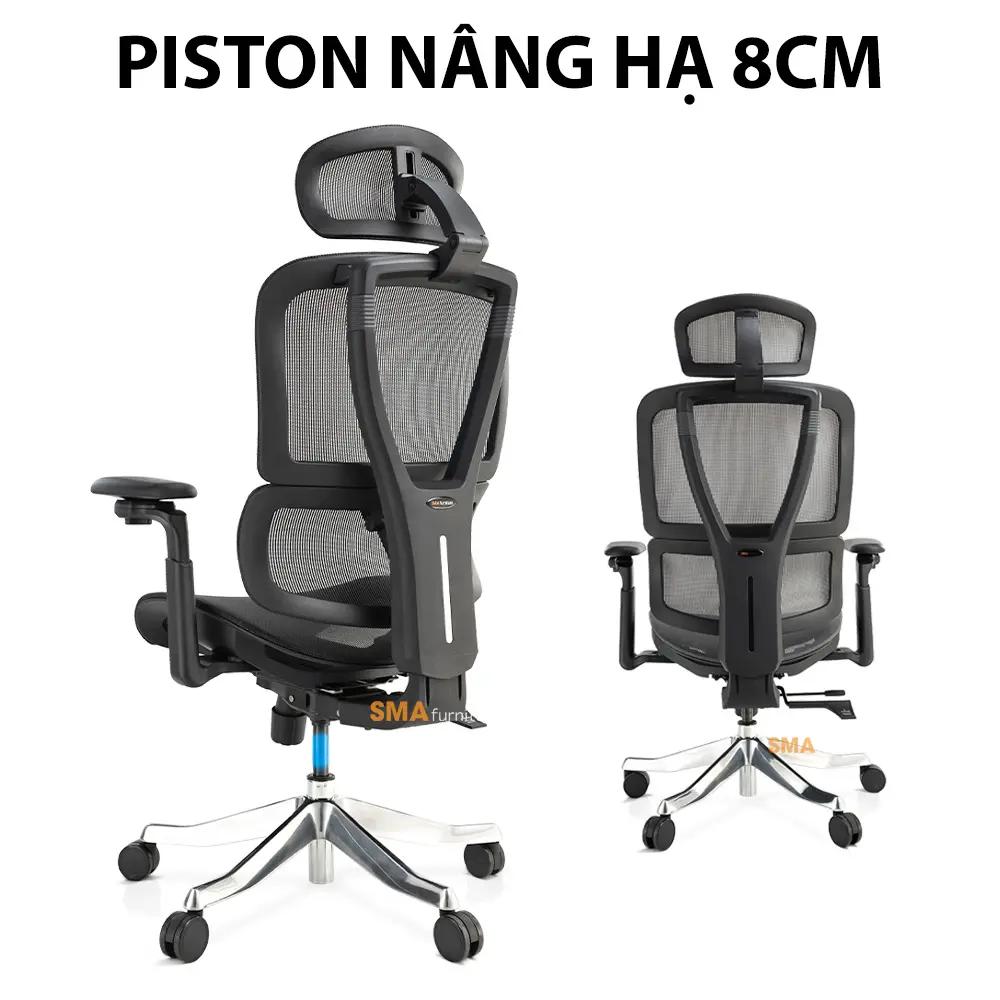 ​Ghế công thái học SMA Lumbar điều chỉnh nâng hạ 8cm