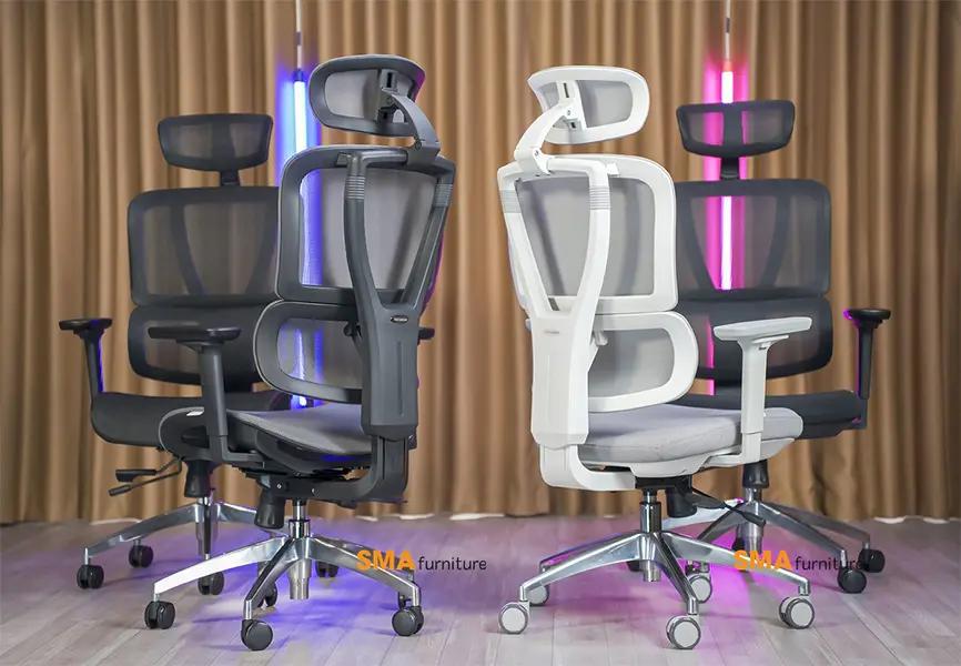 Ghế công thái học SMA Lumbar sử dụng chất liệu chọn lọc