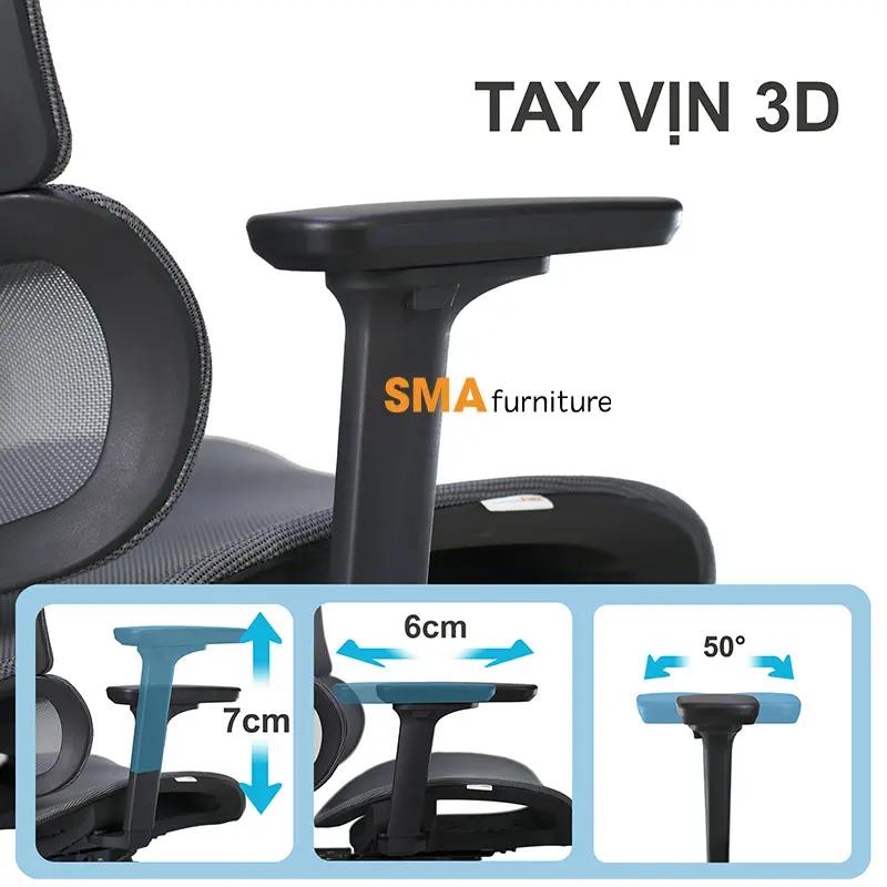 Tay vịn 3D hỗ trợ bả vai và cánh tay