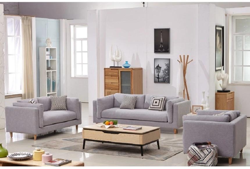 Giải đáp thắc mắc nên mua sofa da hay nỉ cho phòng khách