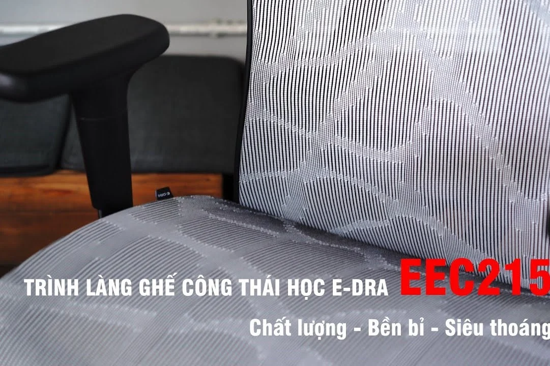 Ghế công thái học edra sử dụng chất liệu lưới thoáng khí