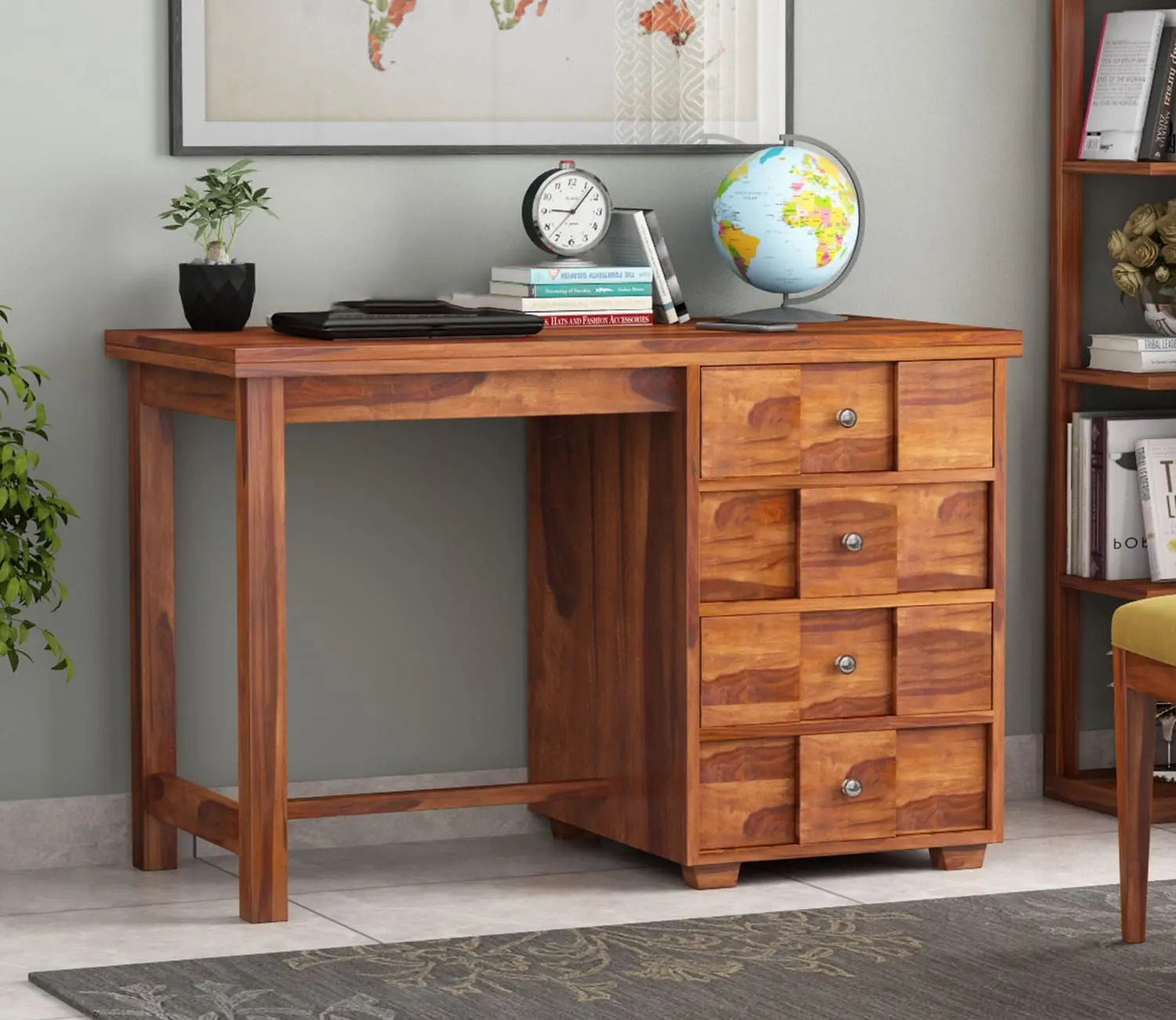 Bàn học có ngăn kéo gỗ tự nhiên sang trọng tại SMA Furniture