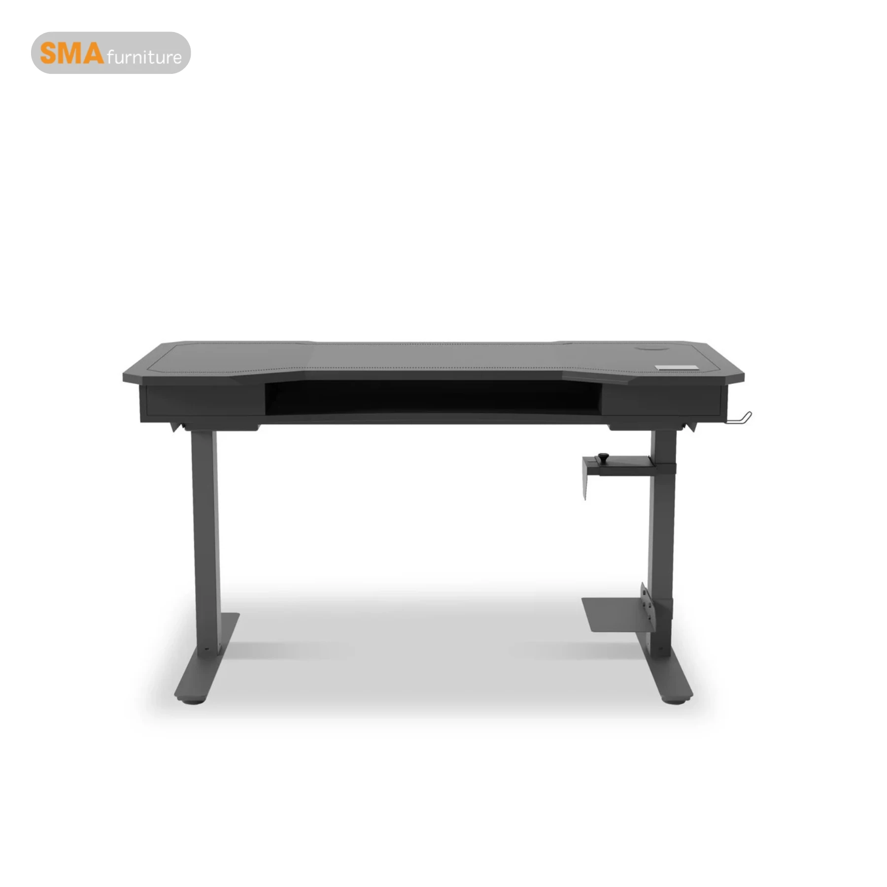 Mẫu bàn làm việc đứng bọc da PU tại SMA Furniture có giá thành tối ưu