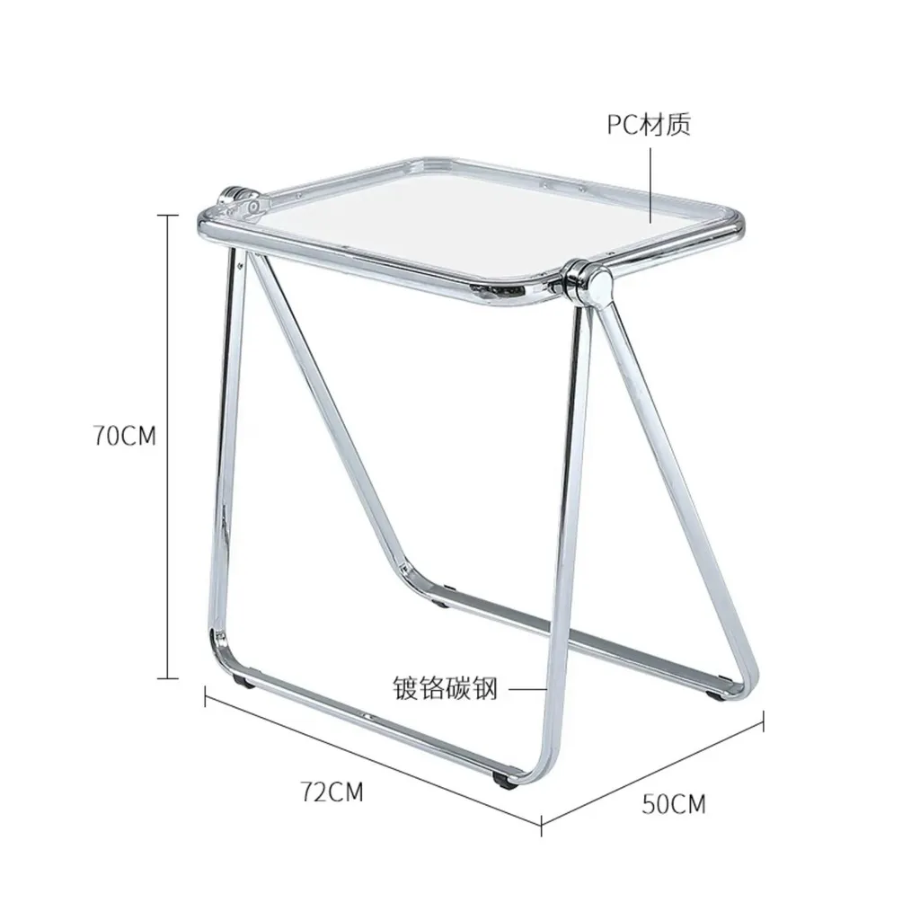 Tham khảo mẫu bàn làm việc mini bằng nhựa trong suốt được nhiều khách hàng của SMA Furniture yêu thích