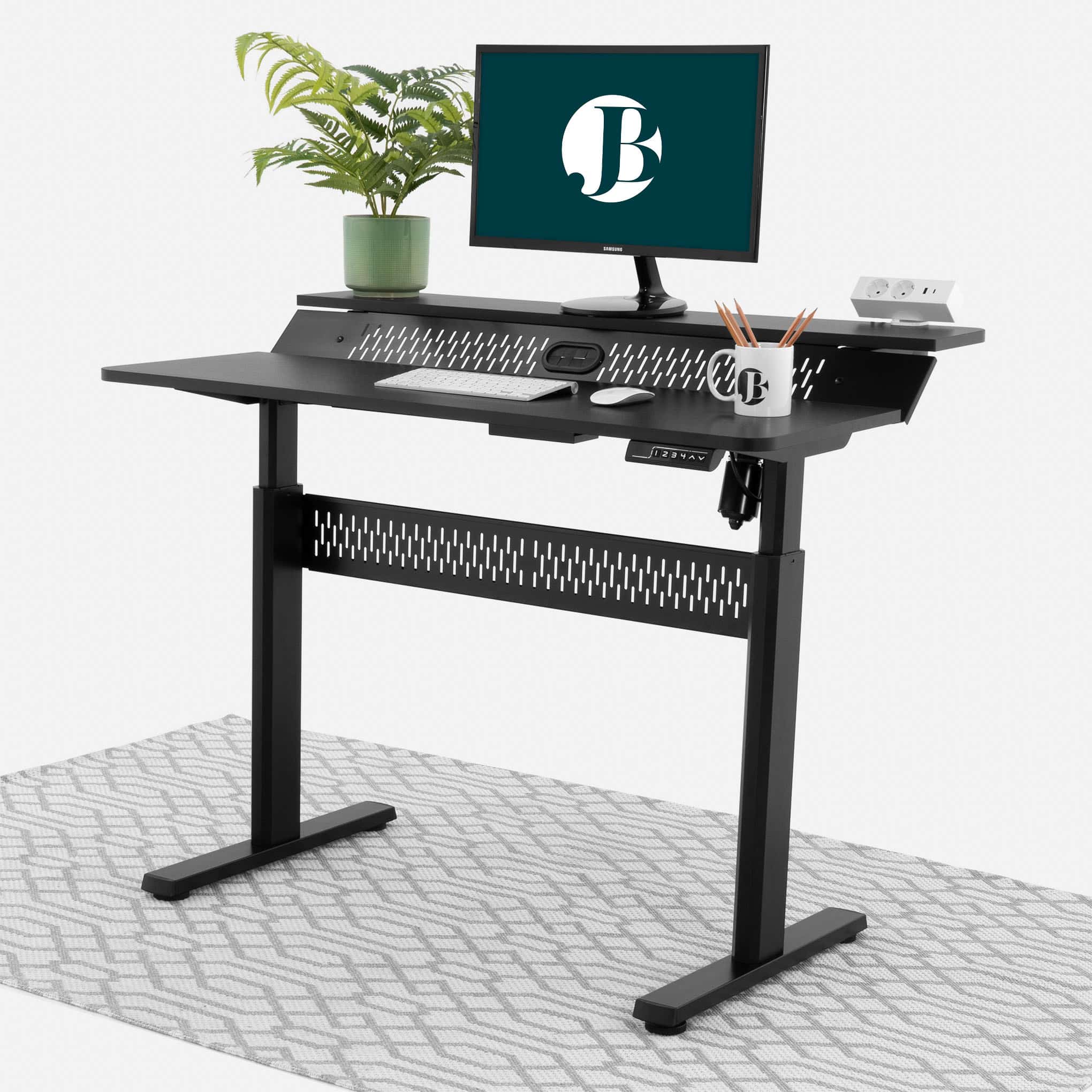 Mẫu bàn 80cm có 2 tầng giúp tối ưu không gian