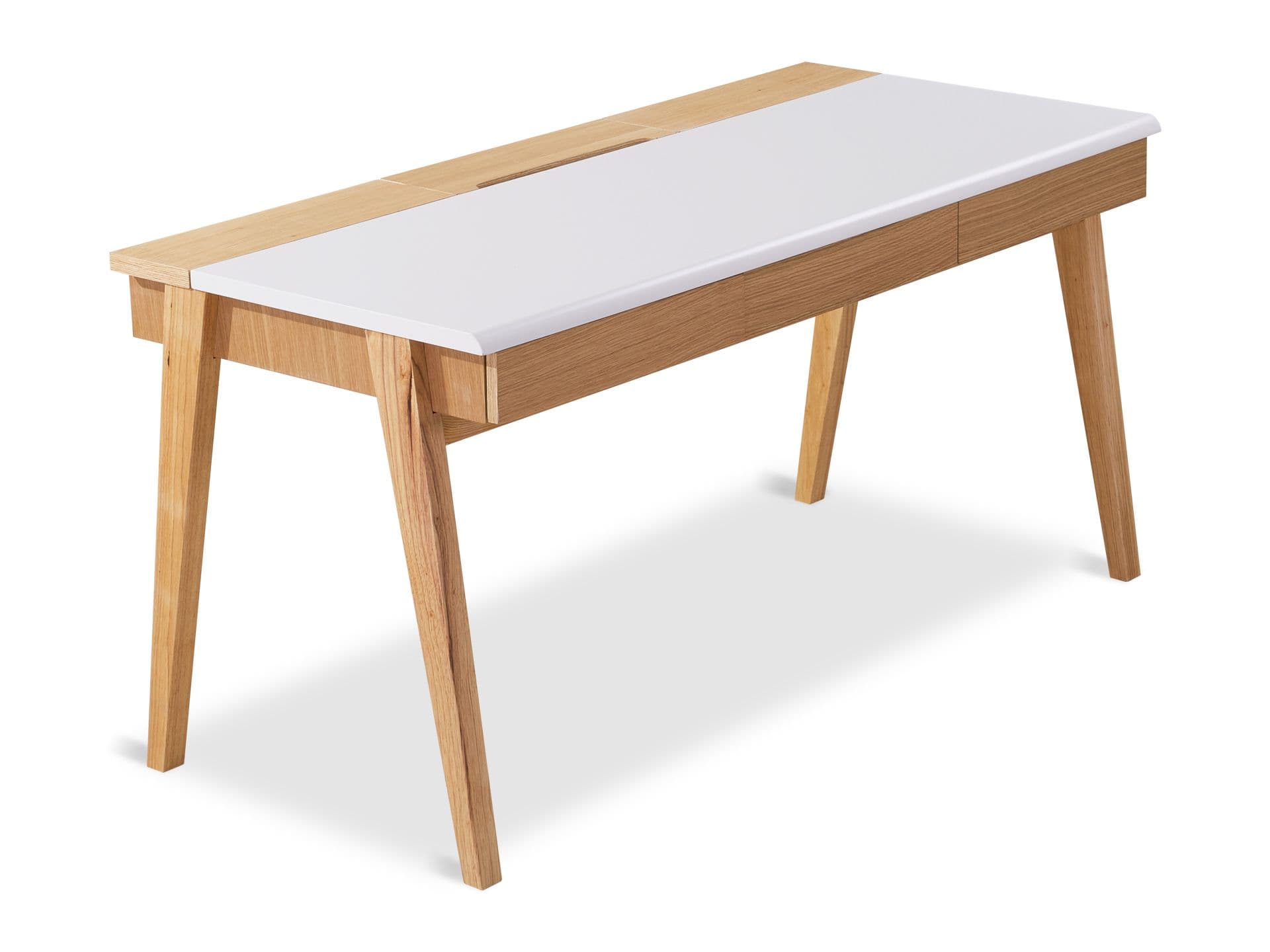 Thiết kế của bàn gỗ 1m5 cực kỳ sang trọng, tạo điểm nhấn cho không gian làm việc