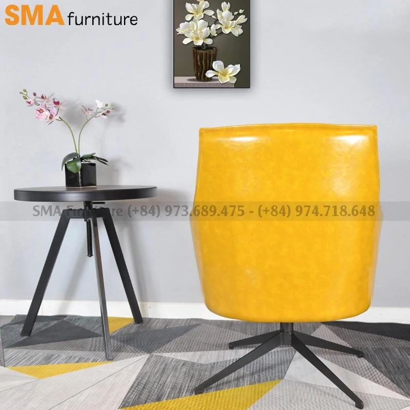 Ghế ngồi đọc sách thư giãn Arm Chair NF10 màu vàng mẫu 3