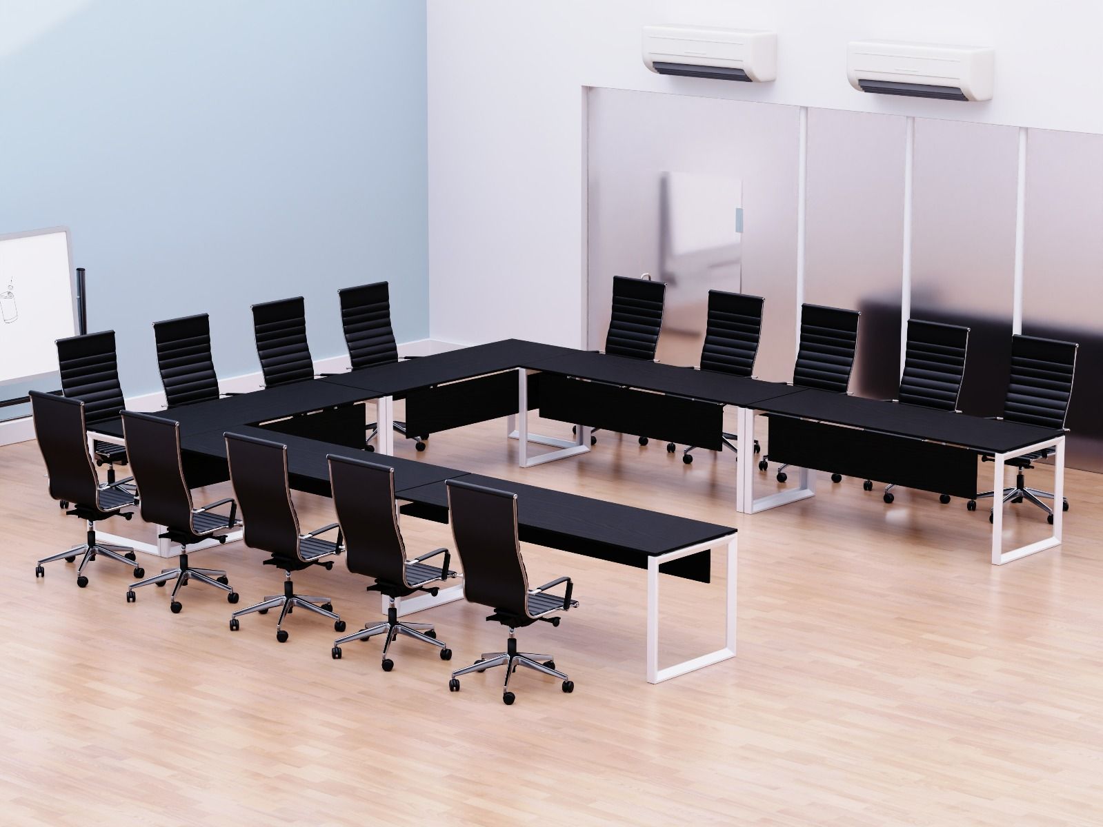 Mẫu bàn học nhóm chữ U đang được nhiều khách hàng của SMA Furniture yêu thích