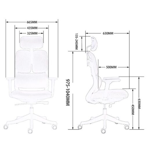 Ghế lưới văn phòng GL-SMA 01