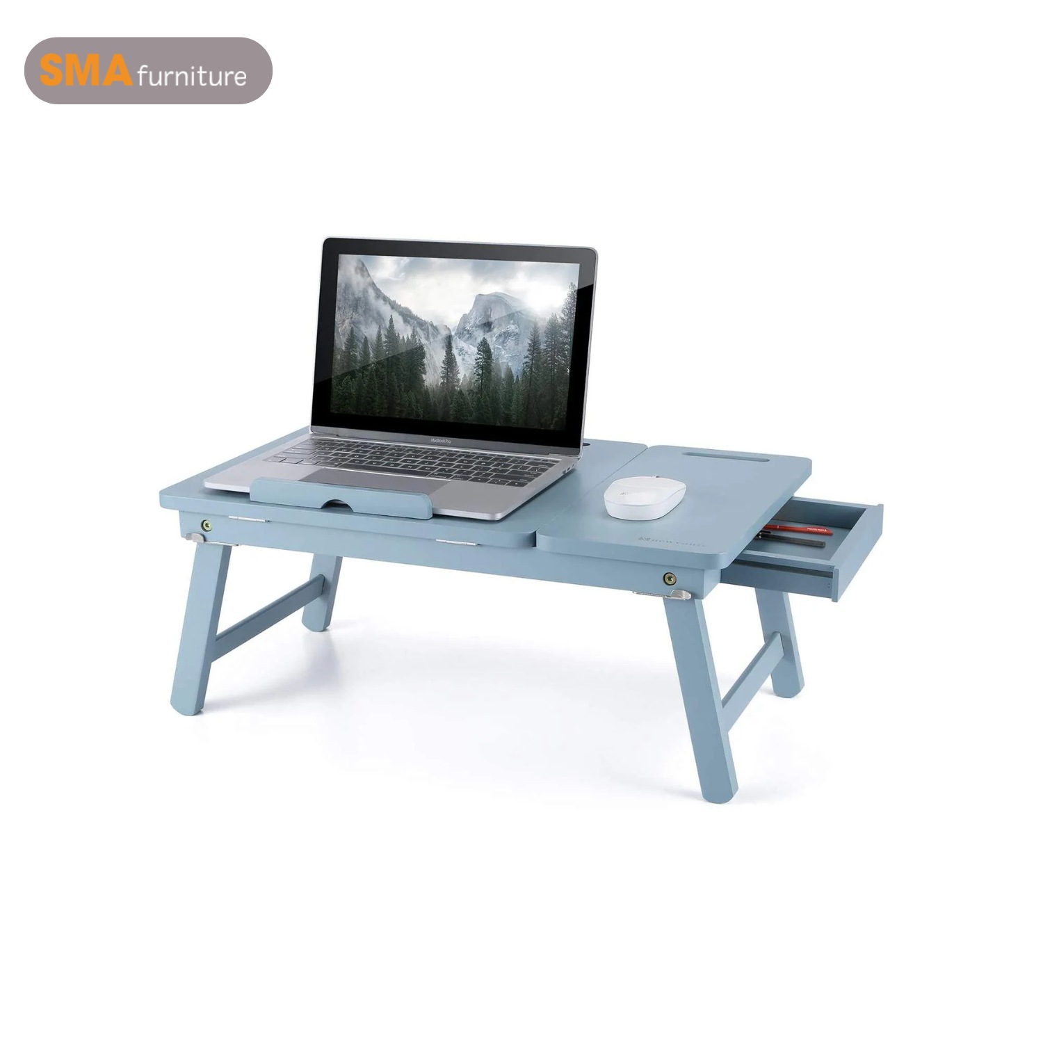 Bàn bàn laptop trên giường có khe rãnh