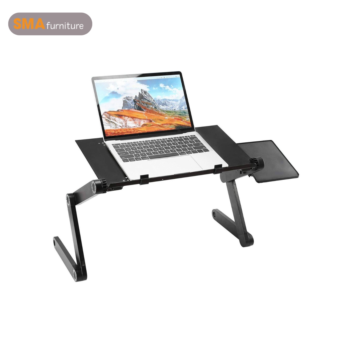 Bàn để laptop trên giường gấp gọn nhỏ xinh cho không gian khiêm tốn