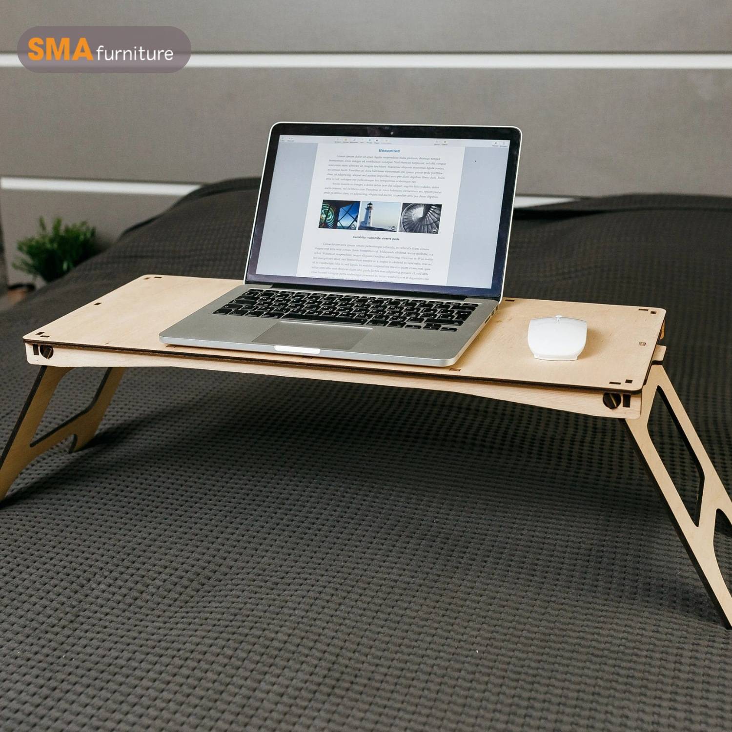 Bàn laptop để giường theo chất liệu