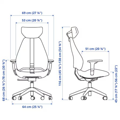 Dòng ghế da xoay văn phòng GDXVP-1001 công thái học