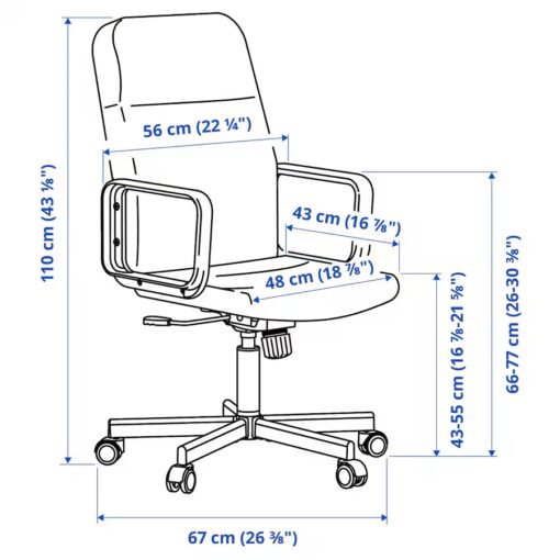 Ghế nhân viên văn phòng GNV-1001 bọc da giá tốt