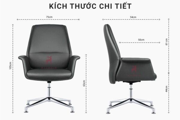 Top 20 mẫu ghế giám đốc chân tĩnh đẹp, cao cấp, sang trọng