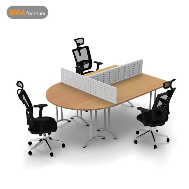 Sử dụng module bàn làm việc 3 người MLV622 đang là xu hướng của các doanh nghiệp