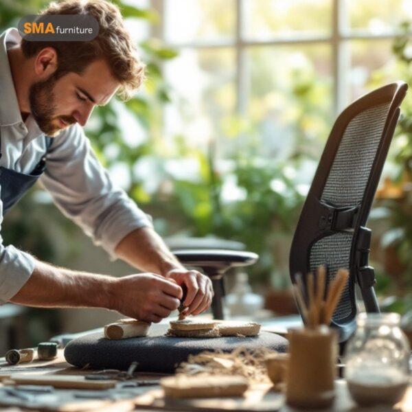 Hướng dẫn cách sửa ghế công thái học chi tiết từ A - Z