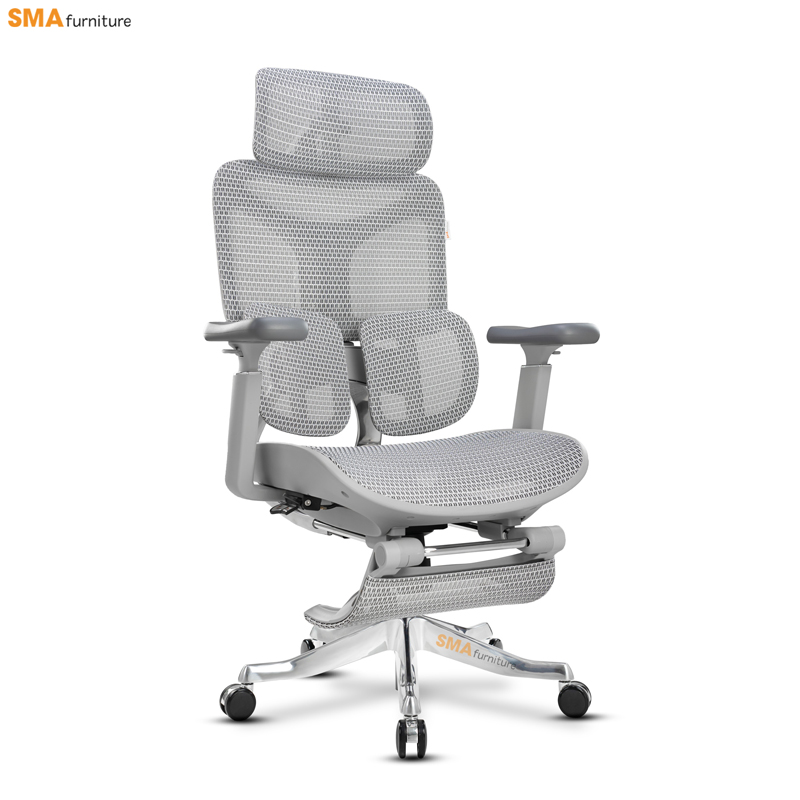 Xám- Super Mesh V2 -Gác chân