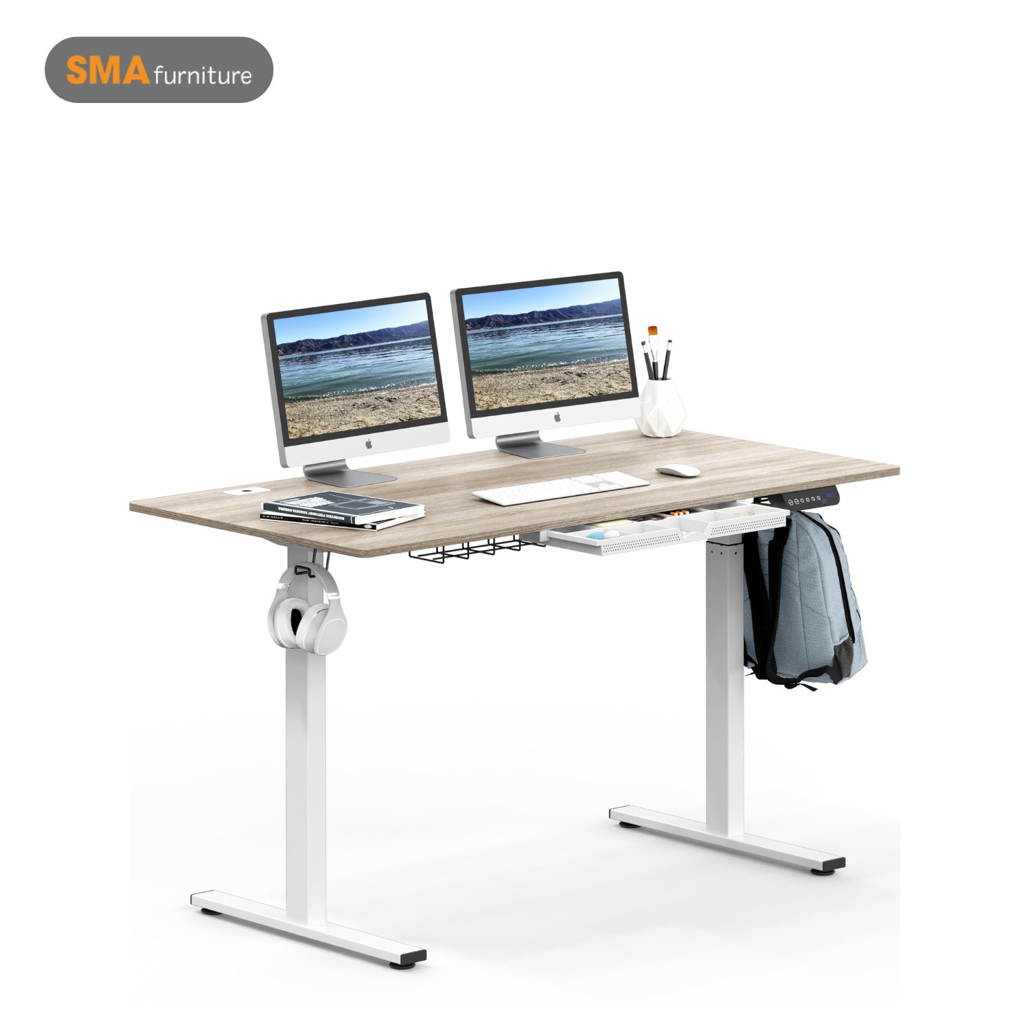 Bàn ergonomic có thiết kế chiều cao linh hoạt