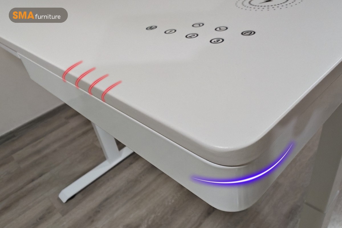 Bàn ergonomic làm việc nâng hạ SMA All In one