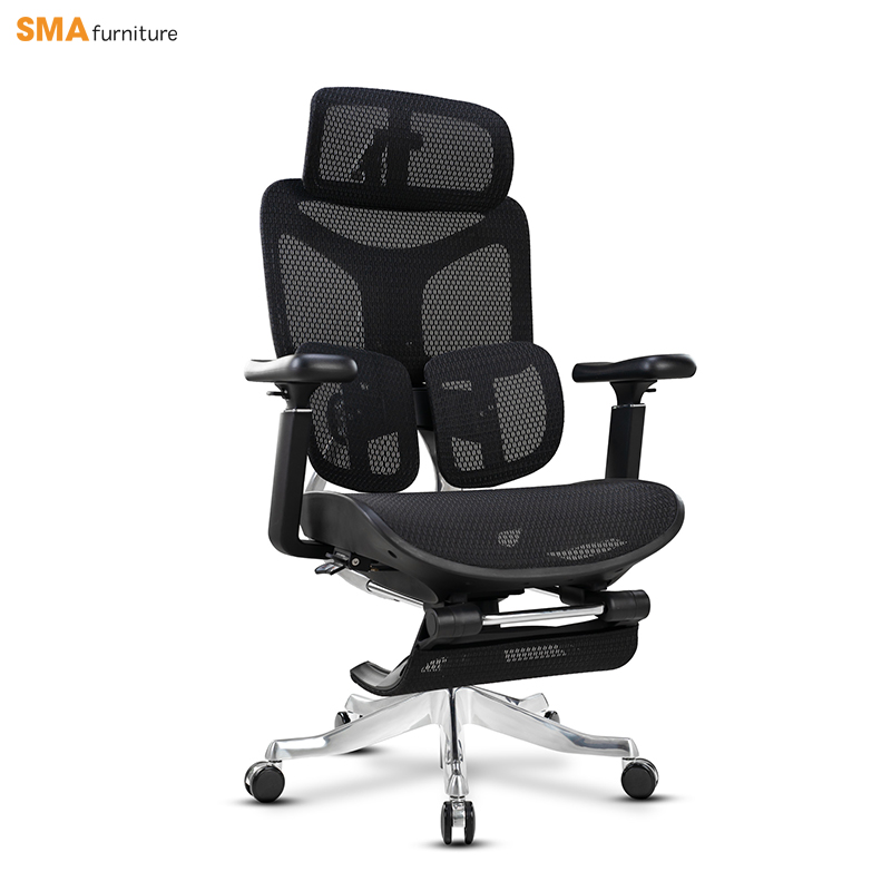 Đen- Super Mesh V2 - Gác chân